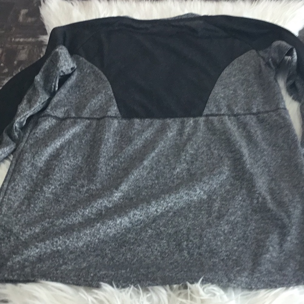 NWT XPC Heathered Grey and Black Shirt